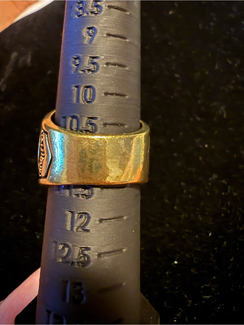 New York Champions Gold Tone and Blue Team Ring Walgreens - Picture 8 of 8